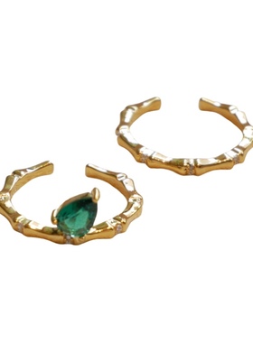 女925纯银法式风显白戒指