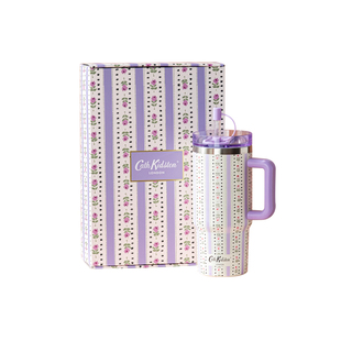 英国cath kidston复古印花保温杯女高颜值ins风冰霸杯吸管杯水杯