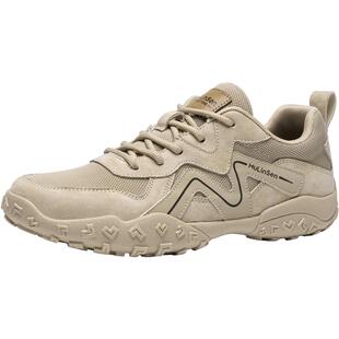 木林森男鞋2026新款春季运动休闲网面复古登山老爹厚底耐磨劳保鞋