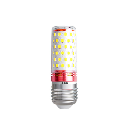 led灯泡节能灯E14小螺口E27玉米灯照明家用超亮吊灯光源三色变光