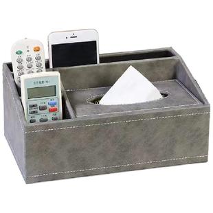 欧式创意多功能纸巾盒酒店宾馆家用客厅茶几遥控器餐巾纸抽盒定制