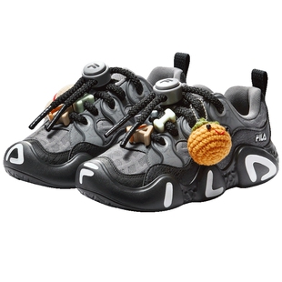 FILA斐乐儿童童鞋休闲鞋2026年春季新款男女中大童经典板鞋花生鞋