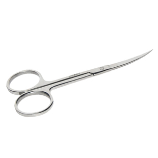 一刀成型大号弯剪刀 剪双眼皮胶带 美目贴剪 好质量大号修眉剪