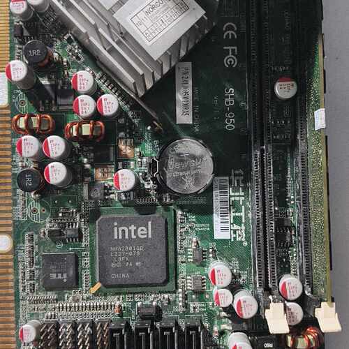议价华北工控机SHB-950，1.1板本，带CPU，和一个2GB