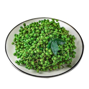 九叶青新鲜花椒重庆江津特产350g保鲜麻椒粒现摘鲜花椒生青藤真空