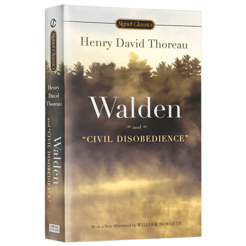 英文原版小说 瓦尔登湖 Walden and Civil Disobedience 英语文学经典名著 相约星期二 呼啸山