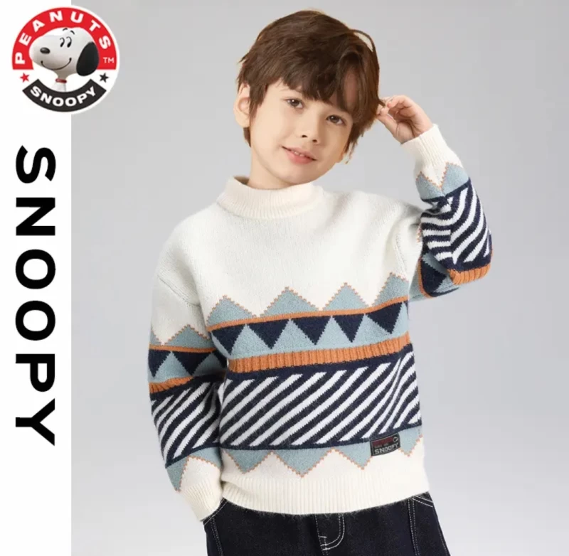 [Snoopy/鍙插姫姣?023绉嬪啲鏂版鍎跨鎵撳簳濂楀ご閽堢粐姣涜。鐢风鐢峰瀹濈瑁]