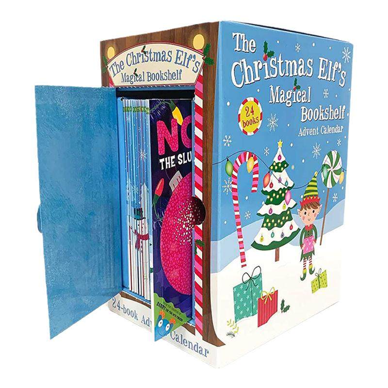 圣诞精灵的魔法书架 英文原版 Christmas Elf's Magical Bookshelf Advent Calendar 儿童绘本故事书 亲子阅读