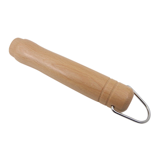 榉木雪平锅把手不锈钢小奶锅泡面锅实木把日式汤锅神田锅手柄配件