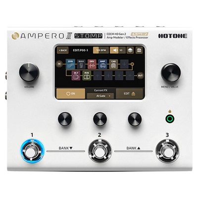 Hotone Ampero II Stomp Stage 电吉他综合效果器2代民谣贝斯乐句