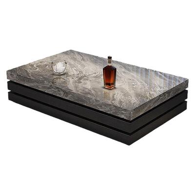 客厅意式轻奢家用岩板茶几大尺寸