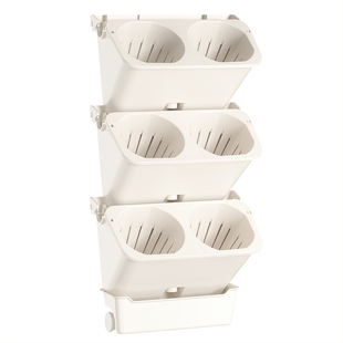 室内壁挂花盆免打孔自吸水垂直绿化植物墙种植盆种绿萝草莓蔬菜盆