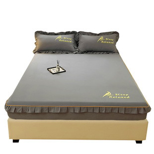 新款床套全棉床笠罩床单纯棉单件床垫套床垫保护罩床罩防尘罩全包