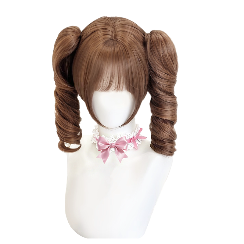 美猫Lolita甜美双马尾假发套