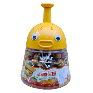 儿童卡通皇国山楂棒棒糖整箱批散装奖励小孩趣味营养健康零食罐装