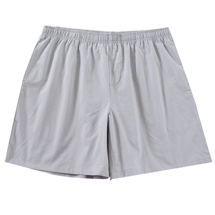 水洗棉男夏家居短裤100%纯棉薄款透气休闲半裤大裤衩全棉睡裤外穿