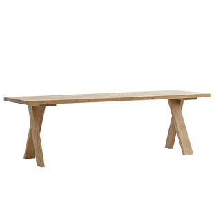 天外云  法国白橡木大板桌侘寂风实木茶桌原木风餐桌自然边桌面