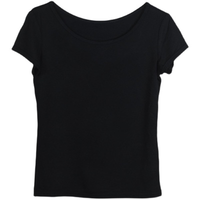 莫代尔短袖女薄款打底衫内搭t恤