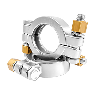 304316L不锈钢快装高压重型卡箍卫生级强力抱箍3A卡盘端管夹卡扣