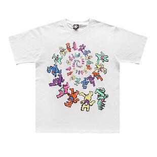 Hellstar Studios Dancing Stars Tee 旋转字母小熊男女短袖T恤