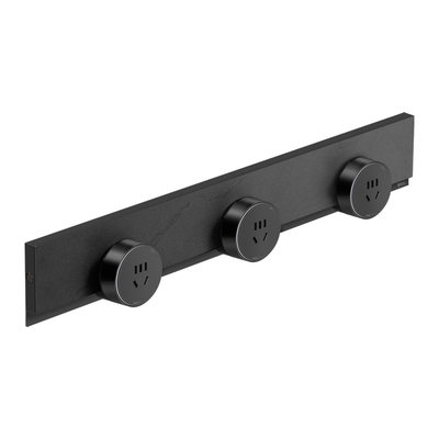 公牛超薄隐形石纹轨道插座