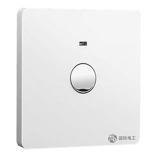 86型暗装二线触摸式感应开关墙壁楼梯灯220V物业楼道走廊延时面板
