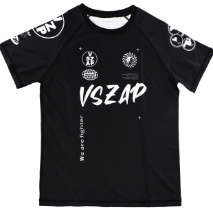 VSZAP柔术速干运动搏击格斗MMA短袖T恤男女UFC泰拳击服UFC健身衣
