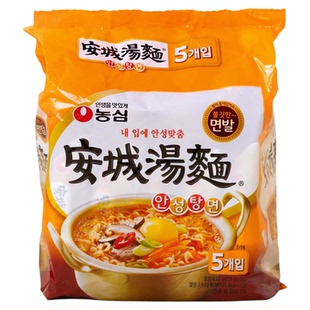 韩国进口零食农心安城海鲜方便速食汤拉面辛拉面即食夜宵炸酱面