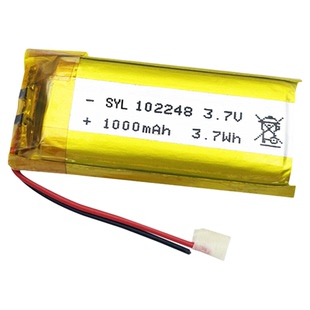 102248聚合物锂电池3.7v可充电大容量故事机按摩仪玩具录音笔电池
