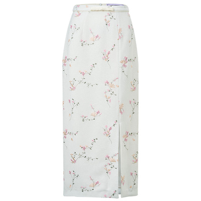 鱼尾开衩设计、蝴蝶结点缀