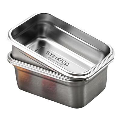 【真可微波加热】316L不锈钢饭盒