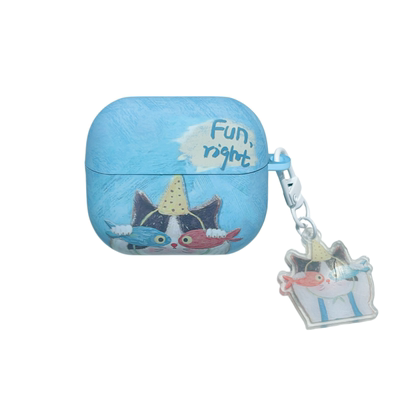 适用于三星Galaxy buds耳机壳buds3/3Pro耳机保护套Samsung buds 4pro蓝牙耳机防摔套FE卡通图案硅胶磨砂防尘