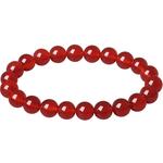 天然红玛瑙手链女款女士女本命年红色红豆手串手镯圣诞节礼物女生