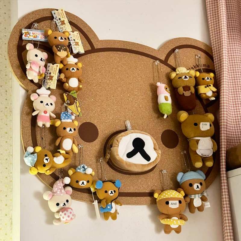 轻松熊创意免打孔毛毡板装饰魔术贴毛毡布墙贴软木板背景墙高级感