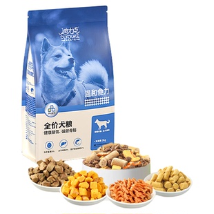 迪尤克狗粮小型犬成幼犬泰迪比熊农村土狗鸭肉梨冻干犬粮温和食力