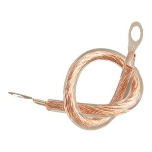 桥架接地线配电箱跨接线铜绞线2.5/4/6平方纯铜加塑透明软连接线