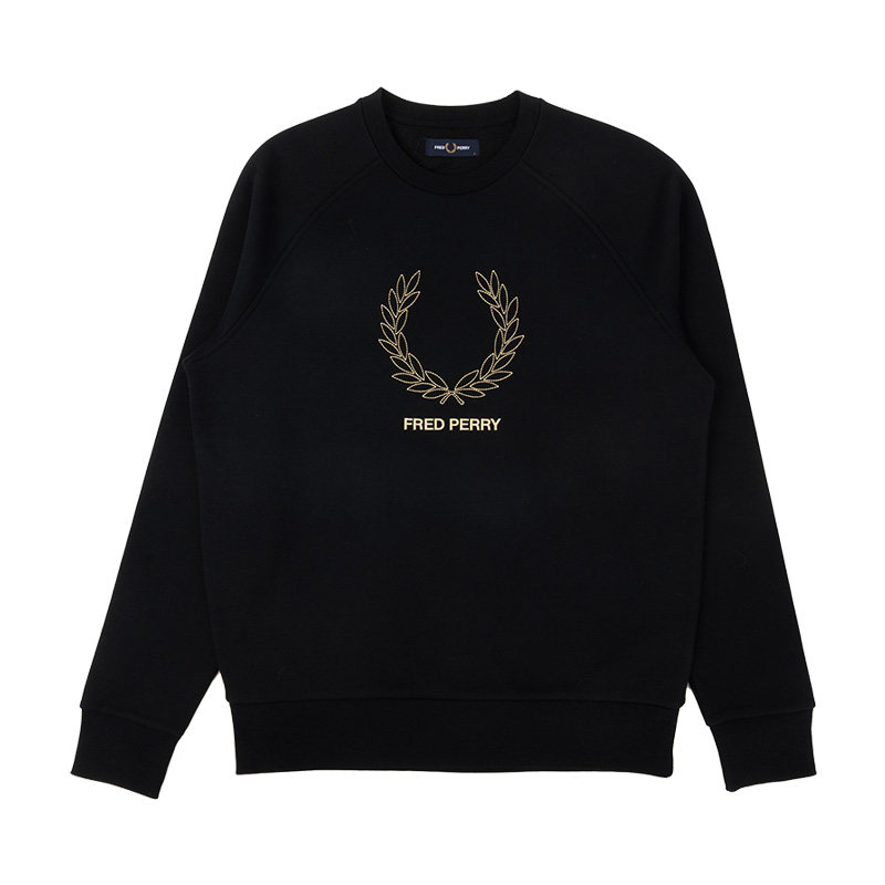 FREDPERRY男士套头加绒卫衣