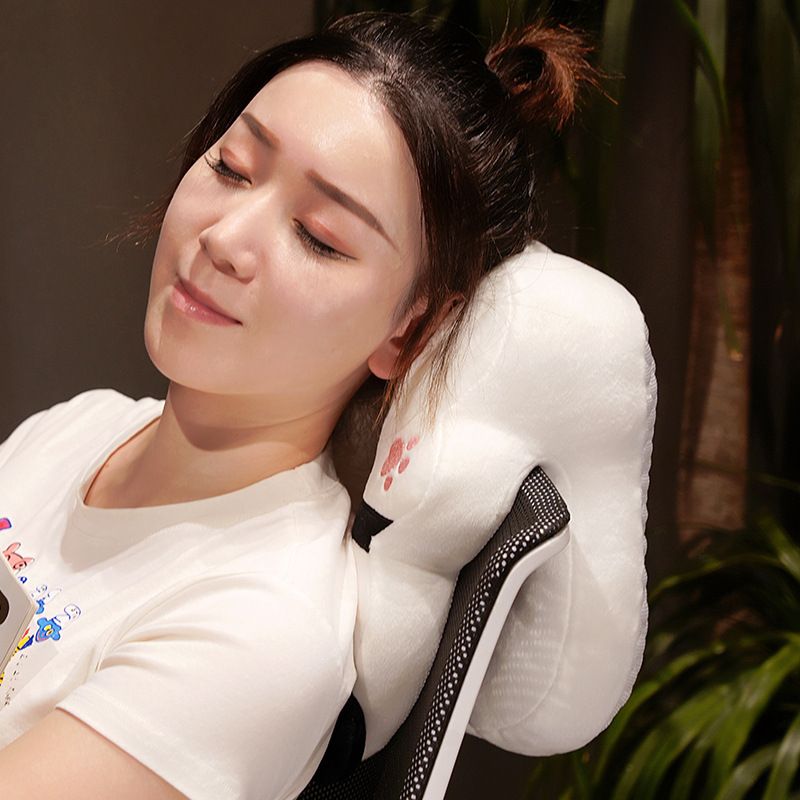 卡通午睡神器趴睡枕头午休枕枕头睡觉办公室枕头刺绣女生抱小学生