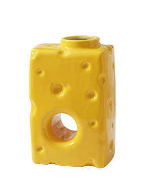 LENYVASEN陶瓷奶酪花瓶桌面摆件
