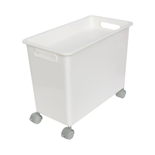 桌下带盖收纳箱书本盒子可移动带轮宿舍办公室工位置物架放包神器