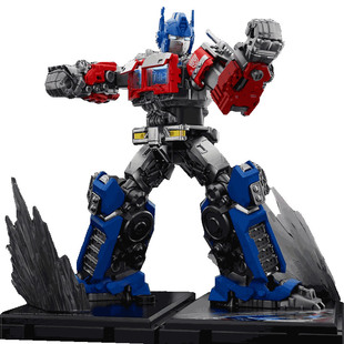正版布鲁可积木变形金刚超越版擎天柱秦汽车机器人布鲁克玩具男孩