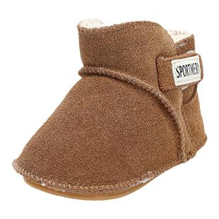 婴儿鞋6到12个月雪地靴小月龄冬鞋一岁女宝宝学步鞋男宝棉鞋不掉8