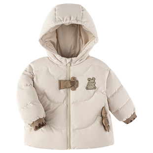 巴拉巴拉儿童羽绒服连帽男童婴儿冬季童装外套宝宝造型可爱时尚萌