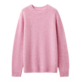 26新*禾同款~【丝羊绒/亲肤暖柔/蓬松/混色夹花】CleanFit/针织衫