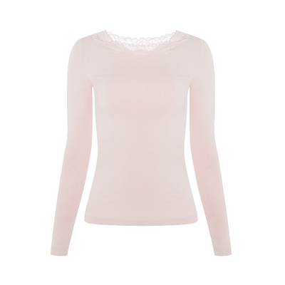 黛安芬恒温棉柔简约长袖保暖衣