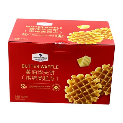 山姆黄油整箱蛋糕华夫饼干