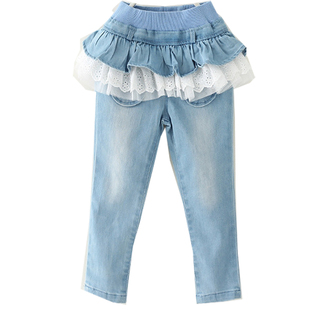 3-4-5-6岁女童春秋不倒绒打底裤加绒长裤子女宝中大童百搭保暖裤