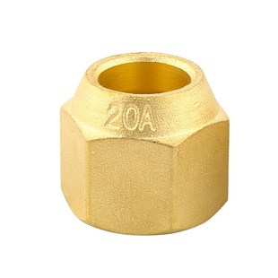 空调英制铜锻压纳子铜接头 优质加厚铜帽 空调铜管铝管螺帽丝帽