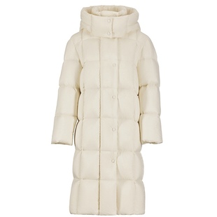 2025冬新款女士白鹅绒服长款高端时尚洋气高充绒量加厚晴雨雪外套