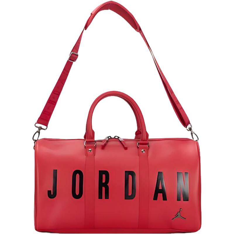 Jordan红色篮球斜挎包Nike耐克单肩包正品训练包健身运动包手提包